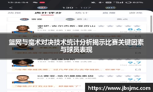 篮网与魔术对决技术统计分析揭示比赛关键因素与球员表现